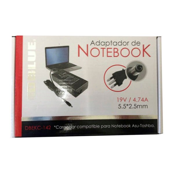 CARGADOR NOTEBOOK 19V/4,74A COMPATIBLE ASUS (PIN 5.5*2.5)