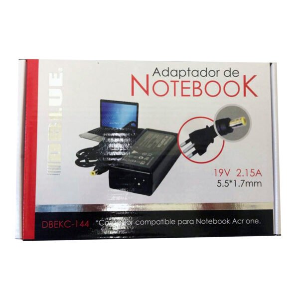 CARGADOR NOTEBOOK 19V/2,15A COMPATIBLE ACER/PACKARDBELL (PIN 5.5*1.7)