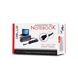 CARGADOR DE NOTEBOOK 19V 3.42A 4.0*1.35mm COMPATIBLE CON ASUS