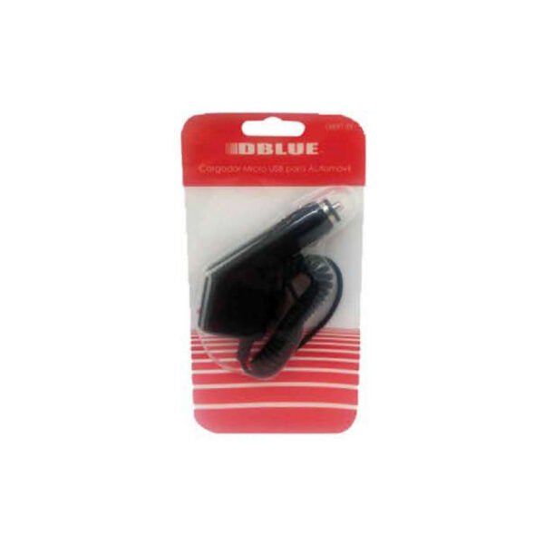 CARGADOR DBLUE DE AUTOMOVIL CON ENTRADA MICRO USB.  BLACK - Imagen 2