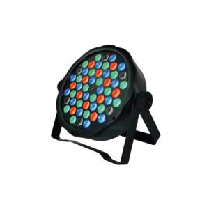 FOCO PAR LED  RGB CON ENTRADA DMX, PARA FIESTA CON 54 LED
