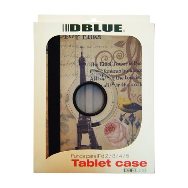 FUNDA DBLUE PARA TABLET 10" CON TEXTURA DE CUERO, CON DISEÑO - Imagen 3