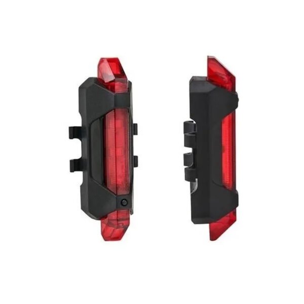 LUZ LED PARA BICICLETAS CON CARGA USB, A PRUEBA DE LLUVIA, CUATRO MODOS. - Imagen 2