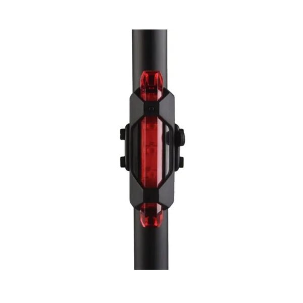 LUZ LED PARA BICICLETAS CON CARGA USB, A PRUEBA DE LLUVIA, CUATRO MODOS. - Imagen 3