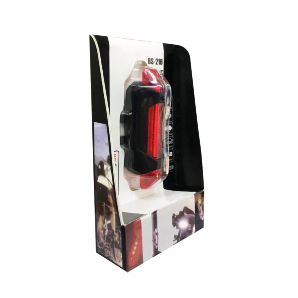 LUZ LED PARA BICICLETAS CON CARGA USB, A PRUEBA DE LLUVIA, CUATRO MODOS. - Imagen 6