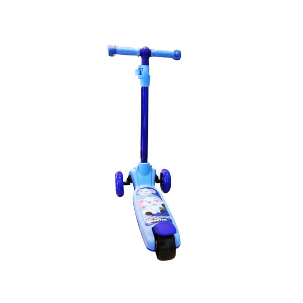 SCOOTER 3 RUEDAS CON LUZ, SOPORTE MAXIMO 80KL, FACIL DE USAR, BLUE - Imagen 3