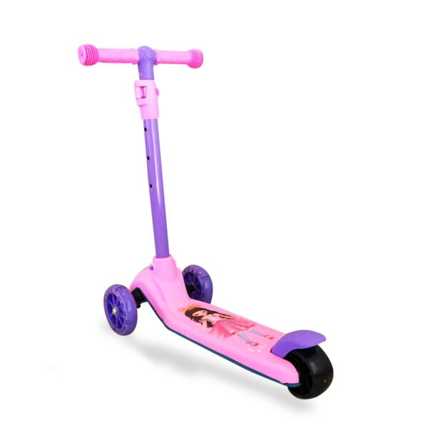 SCOOTER 3 RUEDAS CON LUZ, SOPORTE MAXIMO 80KL, FACIL DE USAR, PINK - Imagen 3