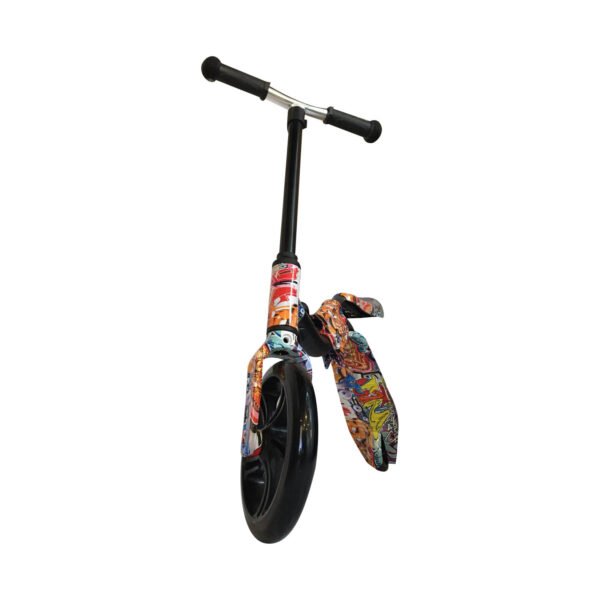 SCOOTER MONOPATIN  2 RUEDAS ALTURA AJUSTABLE CON ASIENTO 2 EN 1, MANILLAS ANTIDESLIZANTES - Imagen 2
