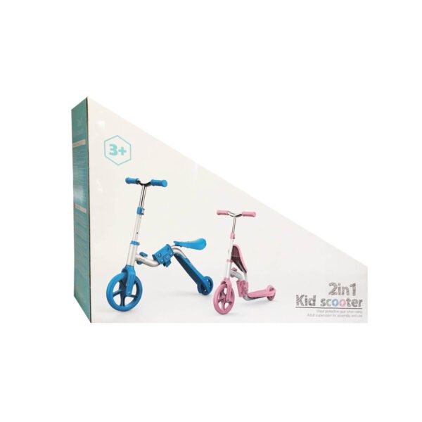 SCOOTER MONOPATIN  2 RUEDAS ALTURA AJUSTABLE CON ASIENTO 2 EN 1, MANILLAS ANTIDESLIZANTES - Imagen 8