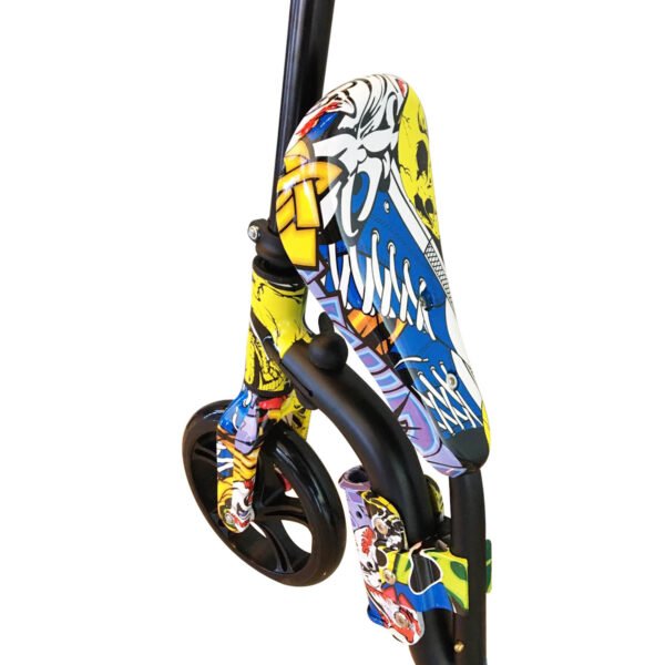 SCOOTER MONOPATIN  2 RUEDAS ALTURA AJUSTABLE CON ASIENTO 2 EN 1, MANILLAS ANTIDESLIZANTES - Imagen 7
