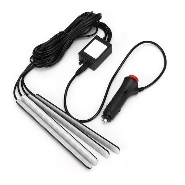 KIT DE TIRAS LED FLEXIBLES MULTICOLOR 180° PARA INTERIOR DE AUTO/ PLUG AND PLAY/ INCLUYE CONTROL