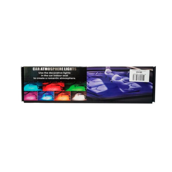 KIT DE TIRAS LED FLEXIBLES MULTICOLOR 180° PARA INTERIOR DE AUTO/ PLUG AND PLAY/ INCLUYE CONTROL - Imagen 8
