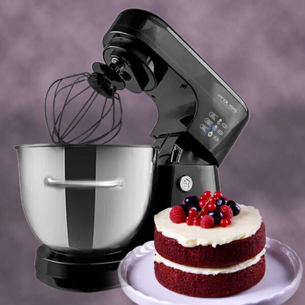 BATIDORA AMASADORA DE 1200W, RECIPIENTE CON MANILLA DE 5L DE CAPACIDAD - Imagen 4