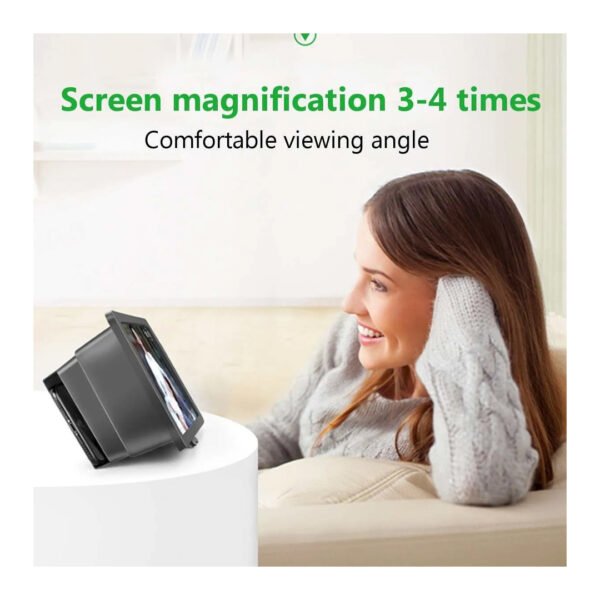 AMPLIFICADOR DE PANTALLA PARA CELULAR, AMPLIA HASTA 3 VECES LA PANTALLA/TECNOLOGIA OPTICA DE ALTA DEFINICION - Imagen 7