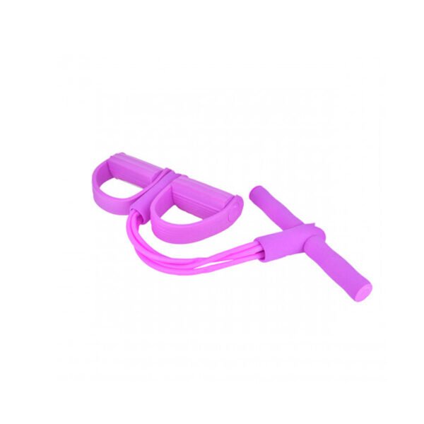 BANDA TUBO ELASTICO FLEX FITNESS PEDAL MANILLA DE CUERPO Y BRAZOS - Imagen 2