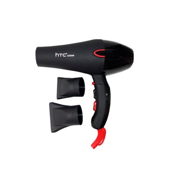 SECADOR DE PELO PROFESIONAL DE 2200w CON 2 VELOCIDAD Y 2 NIVELES DE TEMPERATURA MARCA HTC