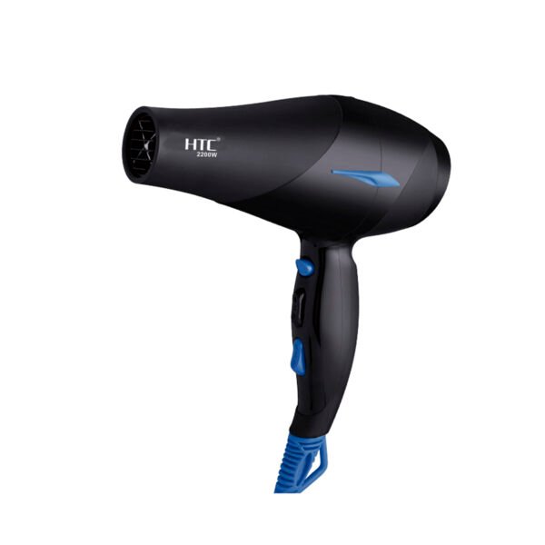 SECADOR DE PELO PROFESIONAL DE 2200w CON 2 VELOCIDAD Y 2 NIVELES DE TEMPERATURA MARCA HTC