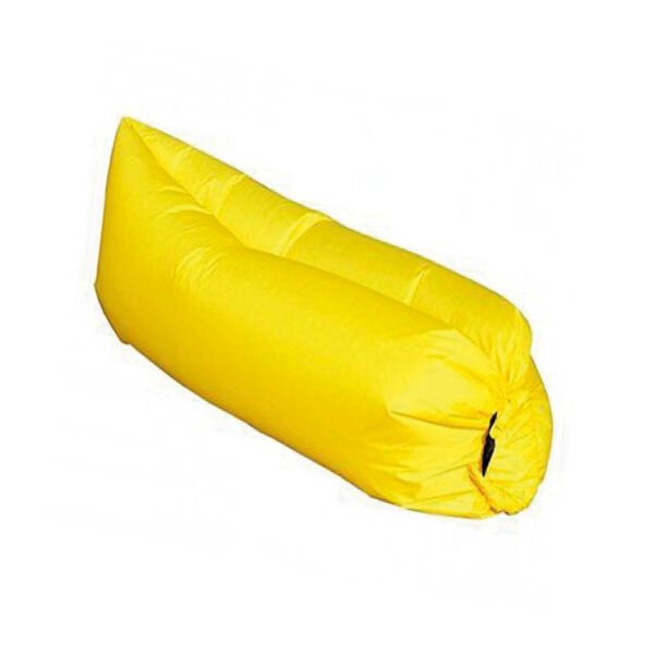 SOFA SILLON INFLABLE TUMBONA COLCHON YELLOW