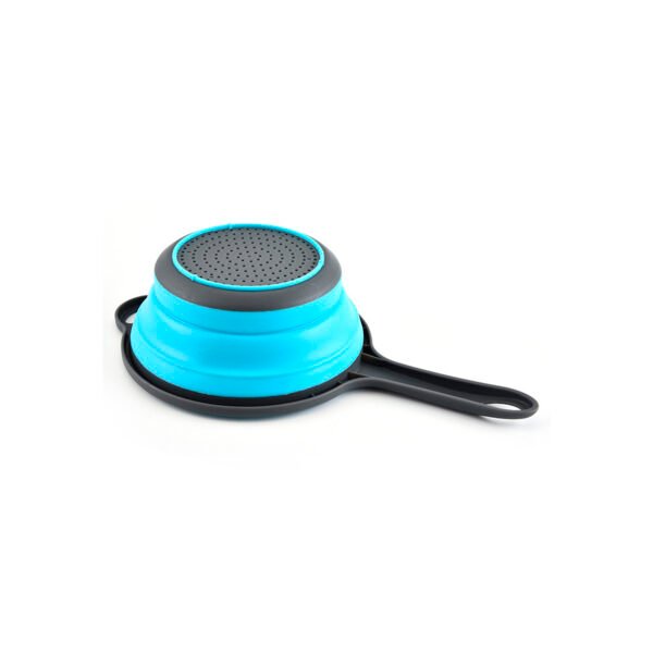 COLADOR ESCURRIDOR PLEGABLE SILICONA REDONDO 19CM - Imagen 6
