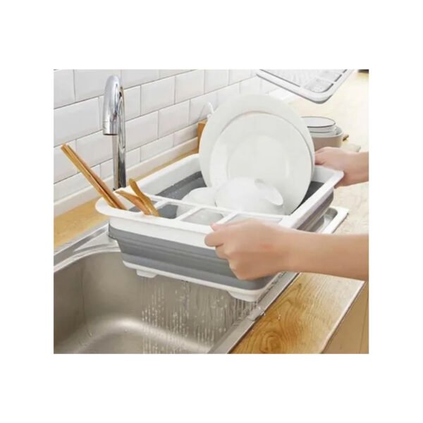 ESCURRIDOR SECADOR PLATOS ORGANIZADOR PLEGABLE LAVALOZA - Imagen 2