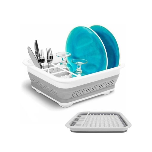 ESCURRIDOR SECADOR PLATOS ORGANIZADOR PLEGABLE LAVALOZA - Imagen 4
