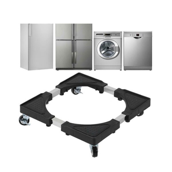 BASE AJUSTABLE MULTIUSO RUEDAS COCINA LAVADORA REFRIGERADOR - Imagen 2