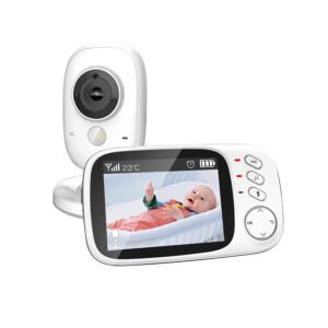 CAMARA MONITOR BEBE INALAMBRICA CON MICROFONO Y VISION NOCTURNA