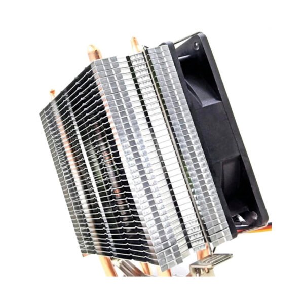 VENTILADOR ENFRIADOR DE CPU 6 TUBOS DISIPADORES DE 4 PIN/ARCO IRIS RGB - Imagen 2