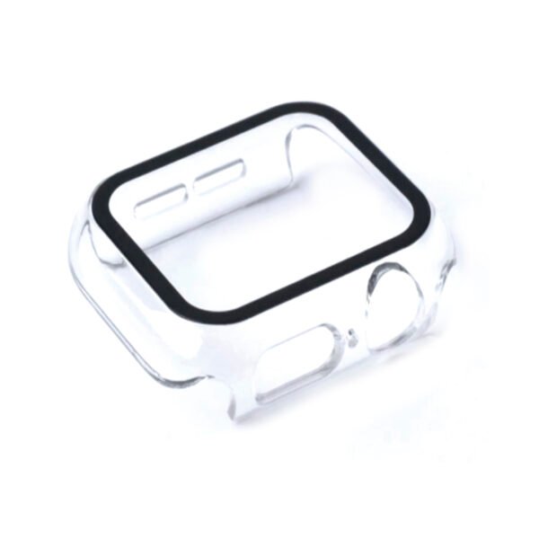 PROTECTOR 40MM CARCASA APPLE WATCH, ALTA TRANSPARENCIA, PROTEJE PANTALLA Y BORDES. WHITE