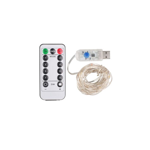CORTINA LED LUCES MULTICOLOR CON CONTROL REMOTO - Imagen 3