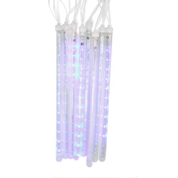 LED LUCES GUIRNALDA TIPO lLUVIA DE METEORITO, CASCADA, BLUE - Imagen 6