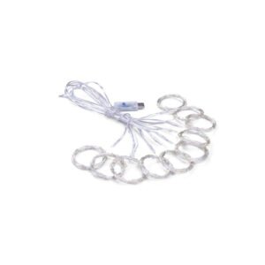 CORTINA DE LUZ LED BLANCO FRÍO CON CONECTOR USB