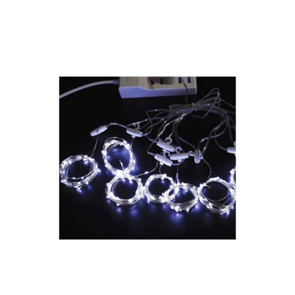 CORTINA DE LUZ LED BLANCO FRÍO CON CONECTOR USB - Imagen 3