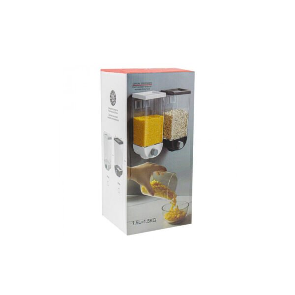 DISPENSADOR DOBLE DE CEREAL, GRANOS, DULCES, FRUTOS SECOS 1,5 LITROS - Imagen 3
