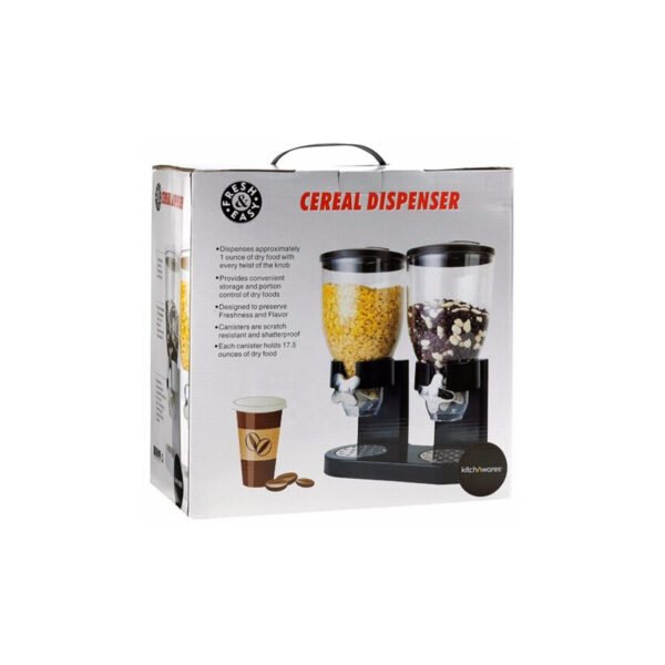 DISPENSADOR DOBLE DE CEREAL, GRANOS, DULCES, FRUTOS SECOS 3,5 LITROS - Imagen 6