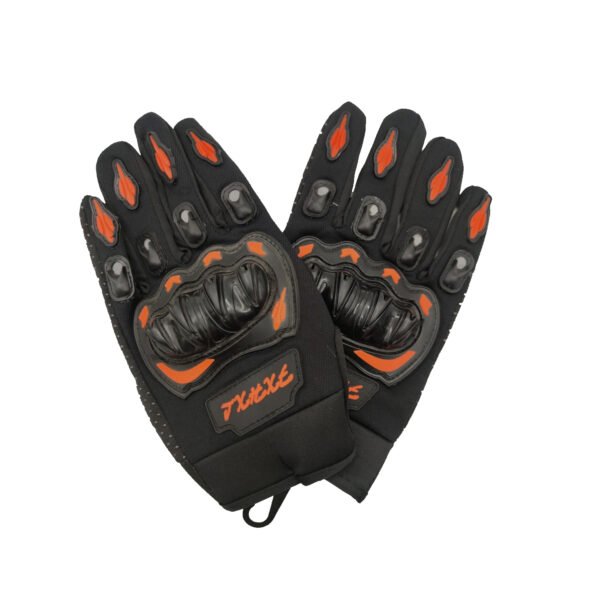 GUANTES DE PROTECCION, CON PROTECCION EN NUDILLOS, IDEALES PARA MOTOCICLISMO Y DESCENSO EN BICICLETA, TALLA UNICA.