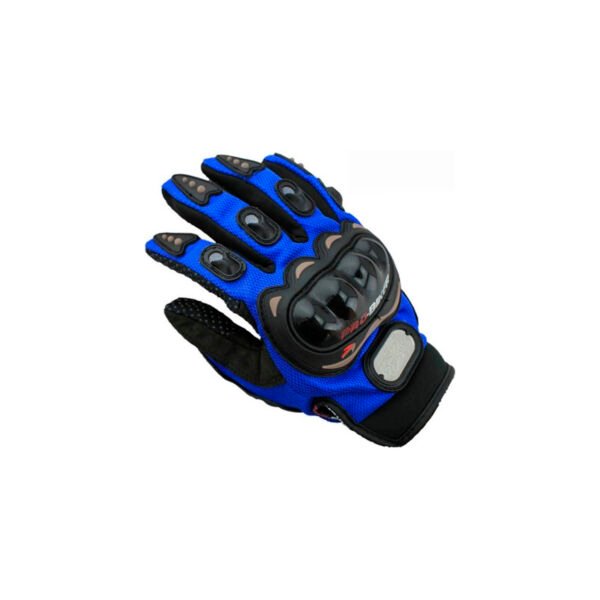 GUANTES PARA MOTOCICLISTAS, MATERIAL PVC ANTIDESLIZANTE Y RESISTENTE, REFUERZO EN LOS DEDOS, AJUSTE CON VELCRO - Imagen 4