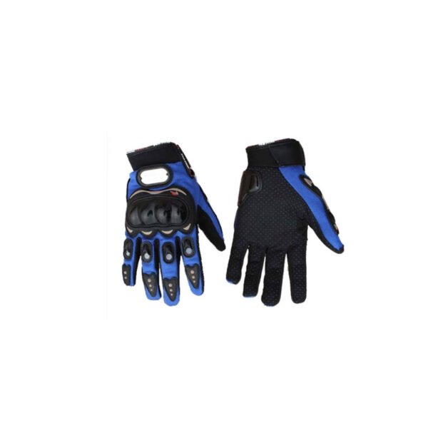 GUANTES PARA MOTOCICLISTAS, MATERIAL PVC ANTIDESLIZANTE Y RESISTENTE, REFUERZO EN LOS DEDOS, AJUSTE CON VELCRO - Imagen 6