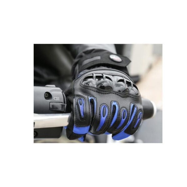 GUANTES TERMICOS PRO-BIKER, PALMA ANTIDESLIZANTE, IMPERMEABLES, PROTECCION EN NUDILLOS, RELLENO DE ALGODON. - Imagen 3