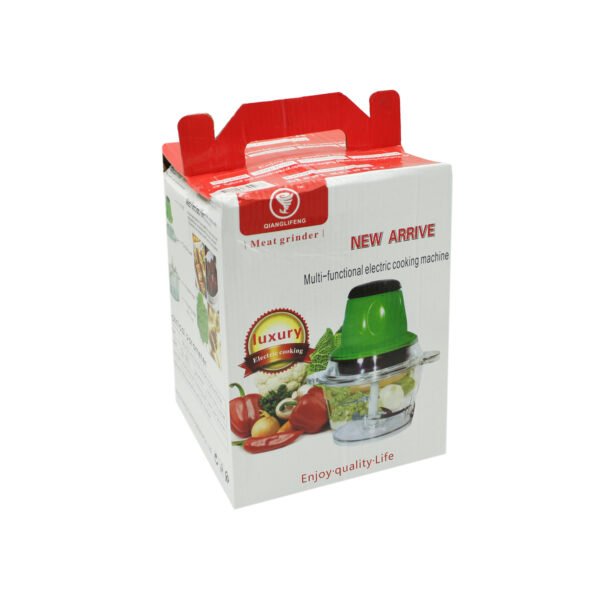 CORTADORA, PICADORA, MOLEDORA  DE VERDURAS Y CARNES ELECTRICO 500W - Imagen 3