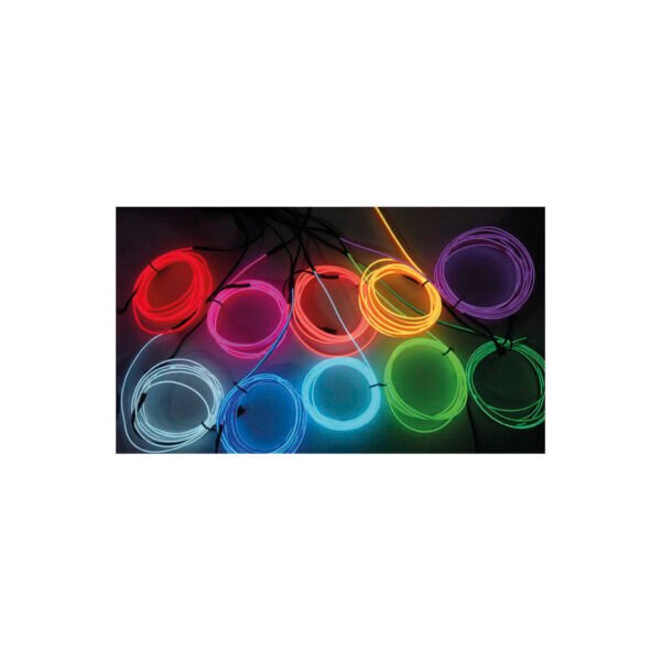 HILO TIRA LUZ NEON LED CON CONECTOR USB 12V. 3 METROS. YELLOW - Imagen 3
