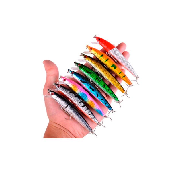 PACK DE 10 SEÑUELOS DE PESCA , LENGUADOS y CORVINAS - Imagen 2