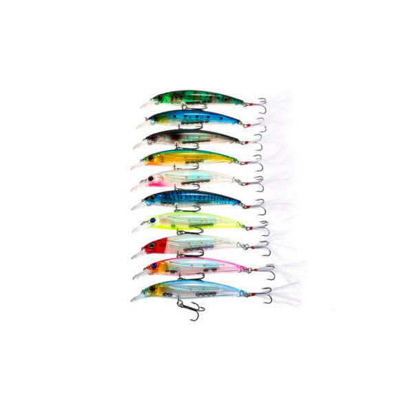 PACK DE 10 SEÑUELOS DE PESCA , LENGUADOS y CORVINAS - Imagen 3