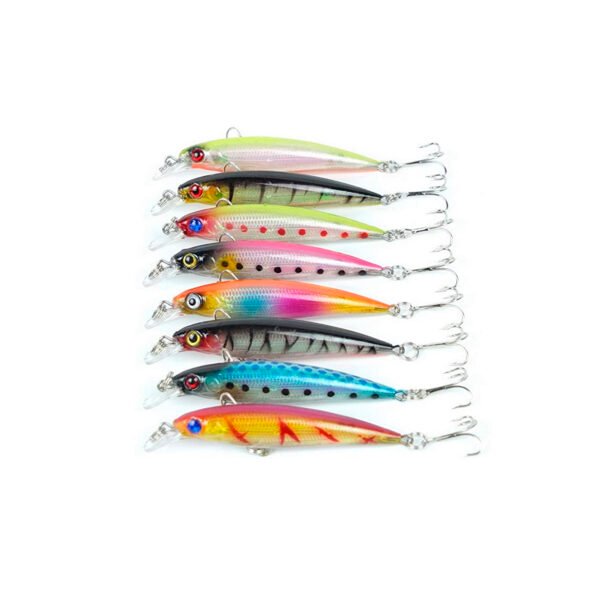 PACK 8 SEÑUELOS DE PESCA, LENGUADOS Y CORVINAS