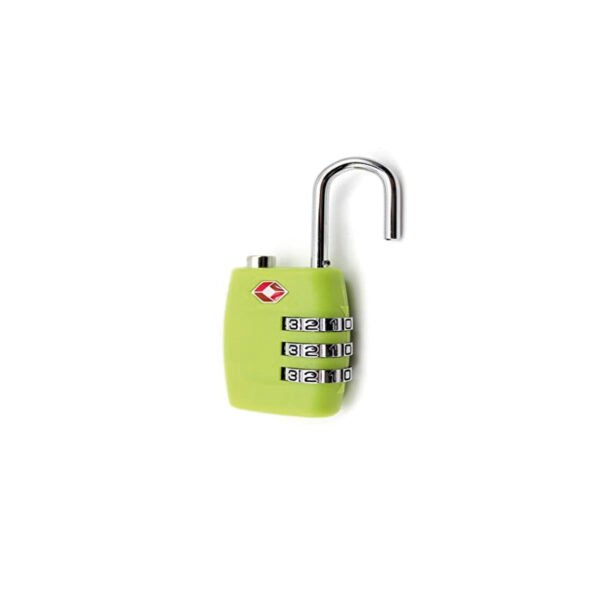 CANDADO SE SEGURIDAD PARA MALETA CON CLAVE. GREEN - Imagen 3