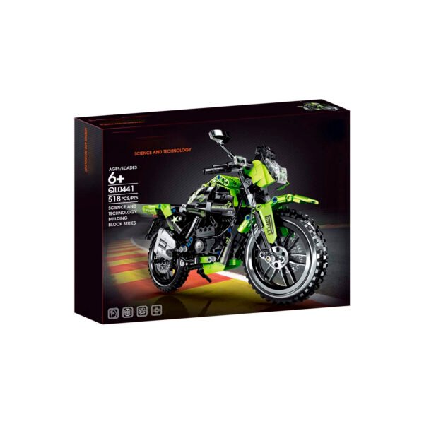 MOTOCICLETA ARMABLE DE 518 PIEZAS - Imagen 4