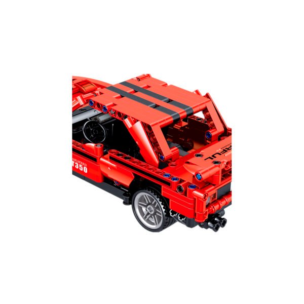 BLOQUE DIDACTICO 627 PZS, AUTO DODGE CHALLENGER, INTERCONEXION, NO TOXICO - Imagen 3