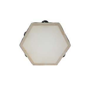 PANDERO HEXAGONAL 8"
