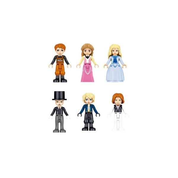 SET BLOQUES ARMABLE CASTILLO - 731 PIEZAS - Imagen 3