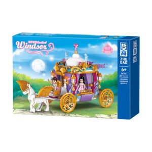 SET ARMABLE , 376 PIEZAS, CARRUAJE PRINCESA, RECOMENDADO PARA MAYORES DE 6 AÑOS.